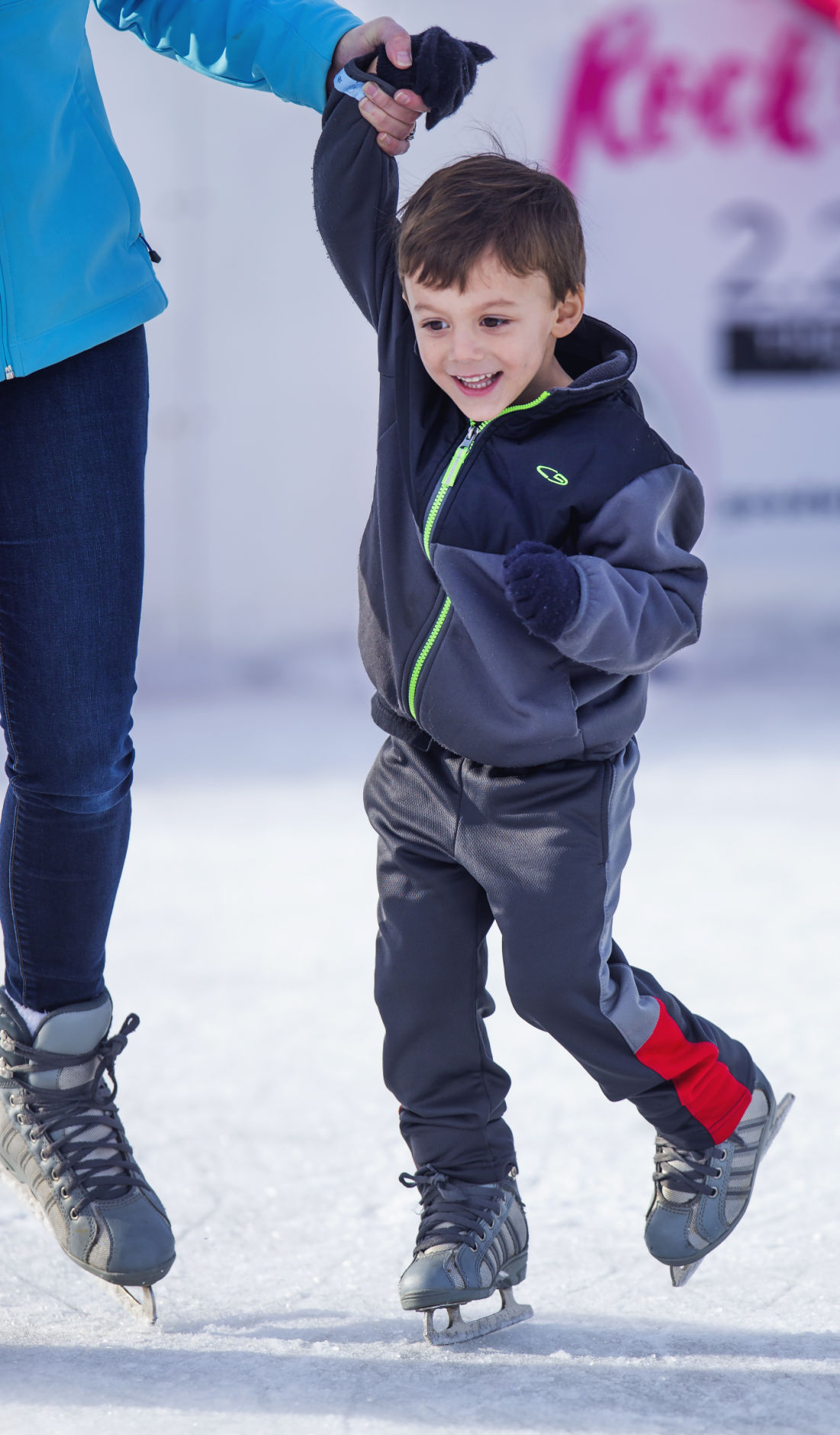 Piedmont Winterfest skating rink